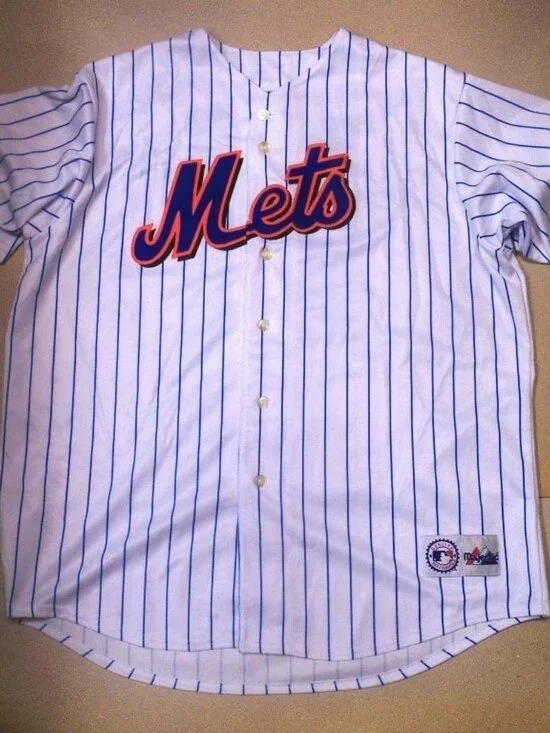 Mike Piazza New York Mets Jersey Majestic SZ XXL (USED) - Picture 2 of 4